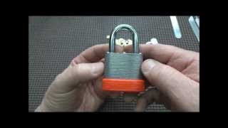 208 Commando Padlock Examined amp Picked Open Thanks Geoman1217 [upl. by Askari]