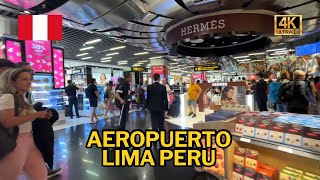 Aeropuerto Internacional Jorge Chavez  Noviembre 2024  Peru 4K [upl. by Carlock]