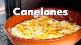 Receta de Canelones de carne y verduras [upl. by Yerhcaz]