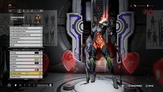 Warframe Ember Heirloom skin color randomizer 100 variations [upl. by Anwat925]