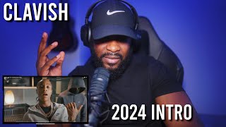 Clavish  2024 Intro Freestyle Official Video Reaction  LeeToTheVI [upl. by Eornom]