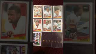 WASHINGTON REDSKINS TOPPS TEAM SET 1988 🌽🪶🏹 Page 2 shorts nfl [upl. by Zimmermann]