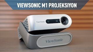 ViewSonic M1 Mobil LED Projektör İncelemesi [upl. by Jody]