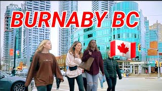 Metrotown BC Downtown Burnaby 4K Walking Tour [upl. by Hannover]