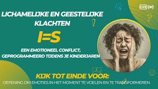 Is jouw chronische pijn een emotioneel conflict dat je lichaam saboteert Geleerd als kind 2024 [upl. by Teplitz652]