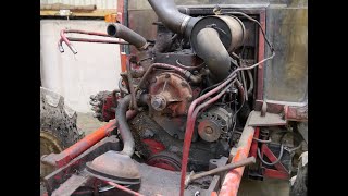 International tractor water pump replacement directors cut [upl. by Htessil]