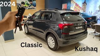 Base Model में इतने फीचर्स कौन देता हैं Skoda😍Kamal Hai😎Kushaq Classic 2024 Detail Reviewviral [upl. by Lananna]