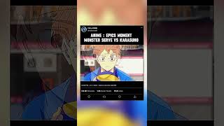 Anime epic moment haikyuuanime animeedit anime karasuno haikyuuxyn hinata volleyball anime [upl. by Sirromed287]