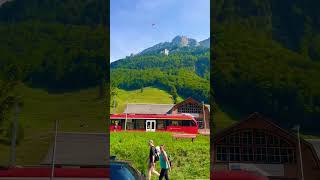 Ebenalp Appenzell 🇨🇭 Switzerland mountain swiss train [upl. by Nailluj]