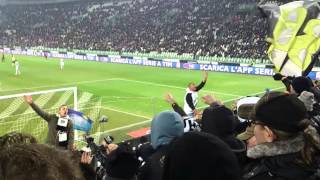 JUVENTUS 11 genoa Forza Juventus la Curva Sud ti amamp4 [upl. by Amabil]