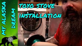 How to install a toyostove on an off grid homestead [upl. by Mcilroy37]