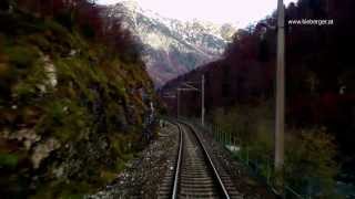 Salzkammergutbahn  anfangs nächtliche Führerstandsmitfahrt von Attnang nach StainachIrdning [upl. by Salim]