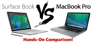 Microsoft Surface Book vs Apple MacBook Pro  Which Is Best For You [upl. by Benzel190]