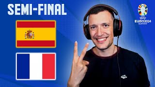 09072024 quotEURO 2024 SEMI FINALS SPAIN VS FRANCEquot [upl. by Auqinahc]