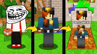 JAK TROLLOWAĆ POLICJANTKĘ W MINECRAFT  MINECRAFT TROLL [upl. by Neukam]