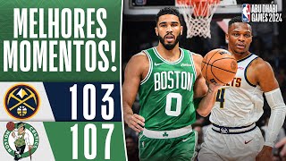 Celtics vencem Nuggets DE VIRADA na prétemporada da NBA Westbrook estreia bem I MELHORES MOMENTOS [upl. by Yrokcaz649]