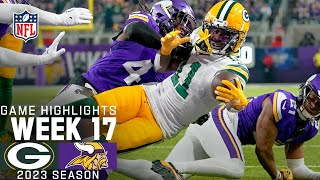 Green Bay Packers vs Minnesota Vikings  2023 Week 17 Game Highlights [upl. by Gertrudis392]