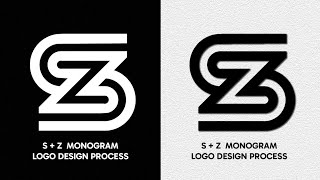 Monogram Logo Design Tutorial in Illustrator  How To Design Monogram Logos In Adobe Illustrator [upl. by Pirali215]