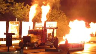 Shockwave Jet Truck  2017 Night Of Fire at Lebanon Valley Dragway [upl. by Ajax]