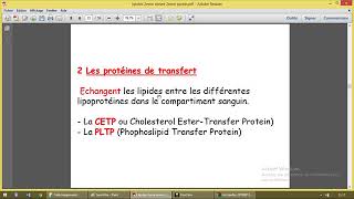 Métabolisme des lipoproteines 2 [upl. by Stillmann]