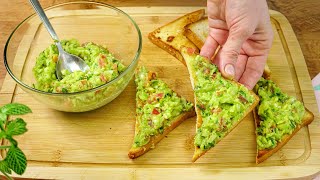 So eine leckere Avocado hast du noch nie gegessen Vorspeisen Rezept in 10 Minuten Frühstück [upl. by Elleined504]