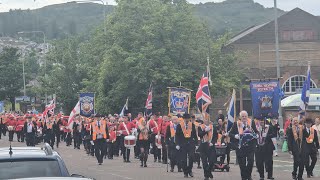 Gourock Boyne Celebrations return parade 29thJune 2024 [upl. by Giorgia]