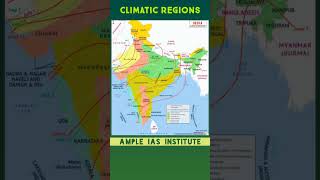 Climatic regions upsc Suniel Kumaar ias map of India [upl. by Ecinna395]