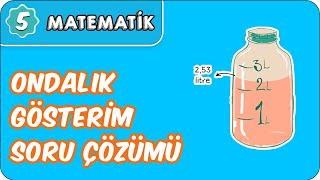 Ondalık Gösterim Soru Çözümü  5 Sınıf Matematik evokul Kampı [upl. by Dilisio747]