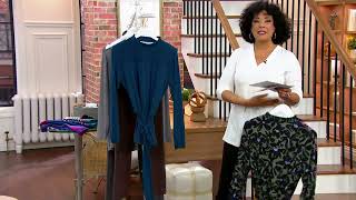 Girl With Curves Knit Smocked Neck Tunic on QVC [upl. by Niela]