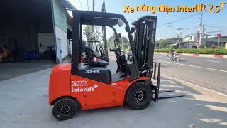 🔥🔥🔥 Xe nâng Điện 25T Interlift Pin Lithium mới tinh thơm nức [upl. by Cooley]