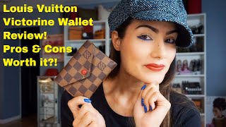 Louis Vuitton  Victorine Wallet Review  Damier Ebene Print [upl. by Pimbley13]