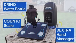 ReAthlete Drinq Dextra and Counto Fitness Tech Products Review [upl. by Fasano644]