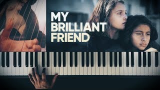 SWAN  HBOs MY BRILLIANT FRIEND  ELINA amp LILA THEME Piano harp and violin cover [upl. by Iddo92]