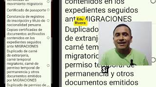 ¿Carnet de extranjería o cambio de calidad migratoria [upl. by Tak]