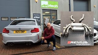 REMUS EXHAUST BMW M2 COMPETITION  AMAZING SOUND  NEW [upl. by Robina]