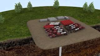 Animation of Hydraulic Fracturing fracking [upl. by Nerissa]