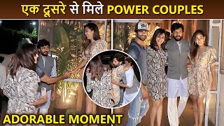 When Power Couple Riteish amp Genelia Meet Shahid Kapoor amp Mira Rajput  Adorable Moment [upl. by Einattirb]