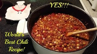 Worlds Best Chili Recipe  Delish [upl. by Marillin735]