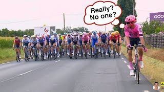 When Nobody Wants to go in the Breakaway with You  Tour de France 2023 Stage 11 [upl. by Steinman]