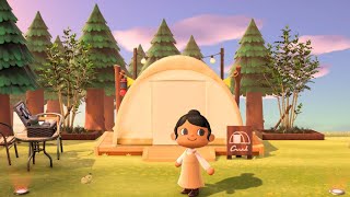 Simple Campsite Build Animal Crossing New Horizons [upl. by Joris555]