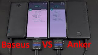 Baseus 10k 20w vs Anker 323 10k Power Bank [upl. by Gleason]