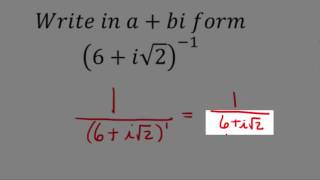 Reciprocal of a Complex Number [upl. by Hermione]