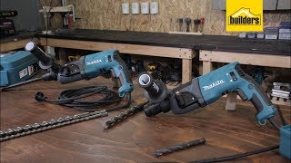 Makita Hr2460 and Hr2470 Rotary Hammer Drills Review [upl. by Keily646]