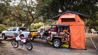 Inside One of the Coolest Custom Camping Trailers Weve Seen  Outside [upl. by Fritzie]