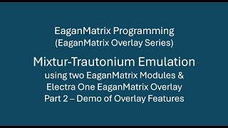 EaganMatrix Overlay Development Part 2  MixturTrautonium Demo [upl. by Nitsu]