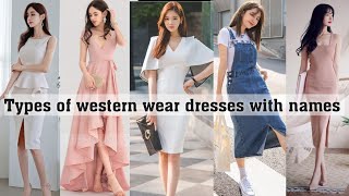 Types of western wear dresses with names for girlsTHE TRENDY GIRL [upl. by Adamok]