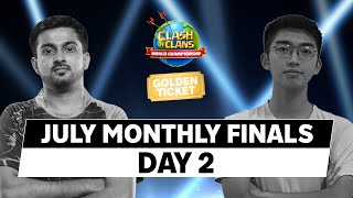 World Championship July Monthly Finals  Day 2  ClashWorlds  Clash of Clans [upl. by Berardo]