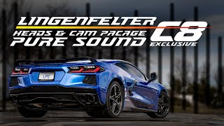 PURE SOUND  Lingenfelter C8 Corvette Heads amp Camshaft Package [upl. by Ivey]