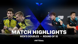 Kristian KarlssonMattias Falck vs Ng Pak NamLam Siu Hang  MD  WTT Star Contender Doha 2022 R16 [upl. by Ola380]