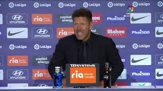 Rueda de prensa Atlético de Madrid vs Getafe CF [upl. by Aileme260]